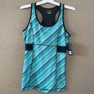 Work out tank with built in bra